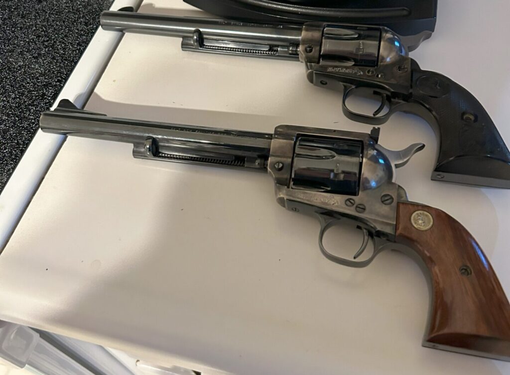For Sale: Colt Pistols and Winchester Shotgun